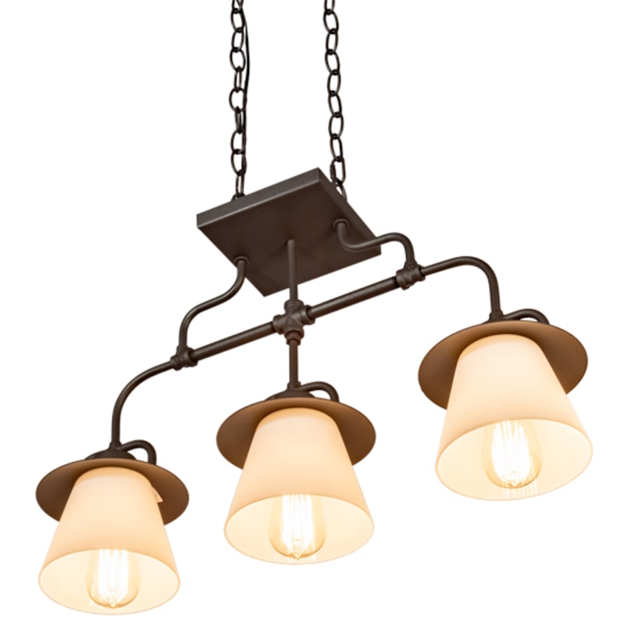 Meyda Tiffany 3 Light 24" Wide Linear Pendant