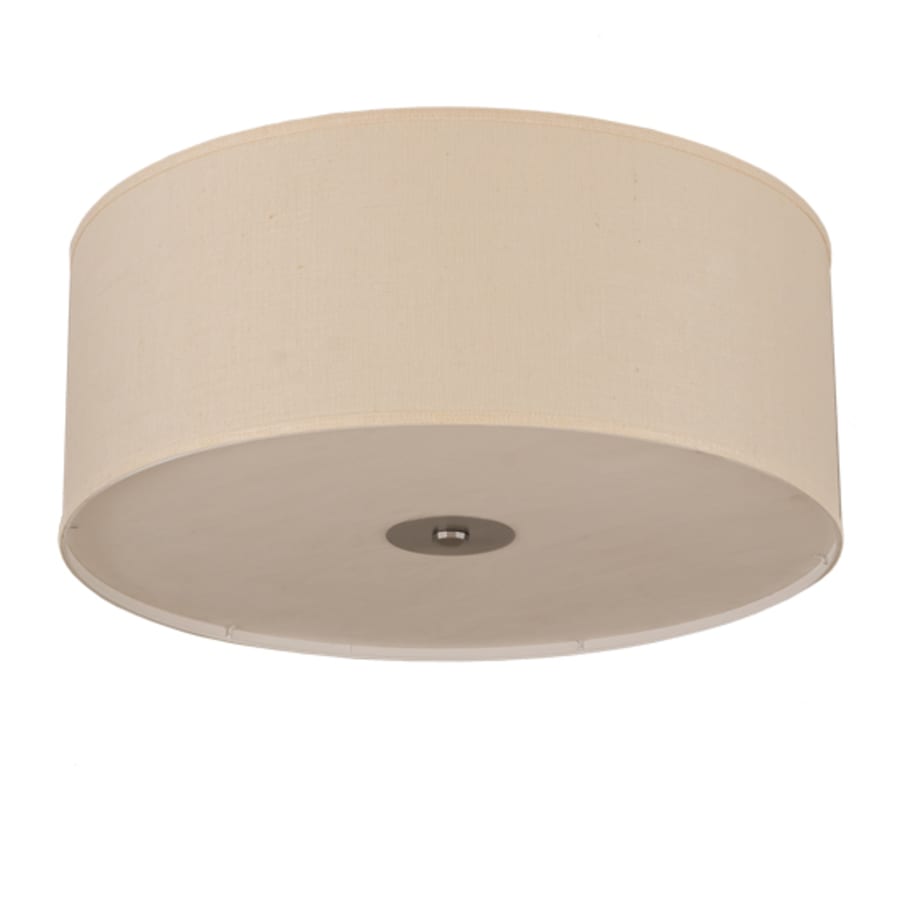 Meyda Tiffany Cilindro 3 Light 30" Wide Semi-Flush Drum Ceiling Fixture - Nickel Finish