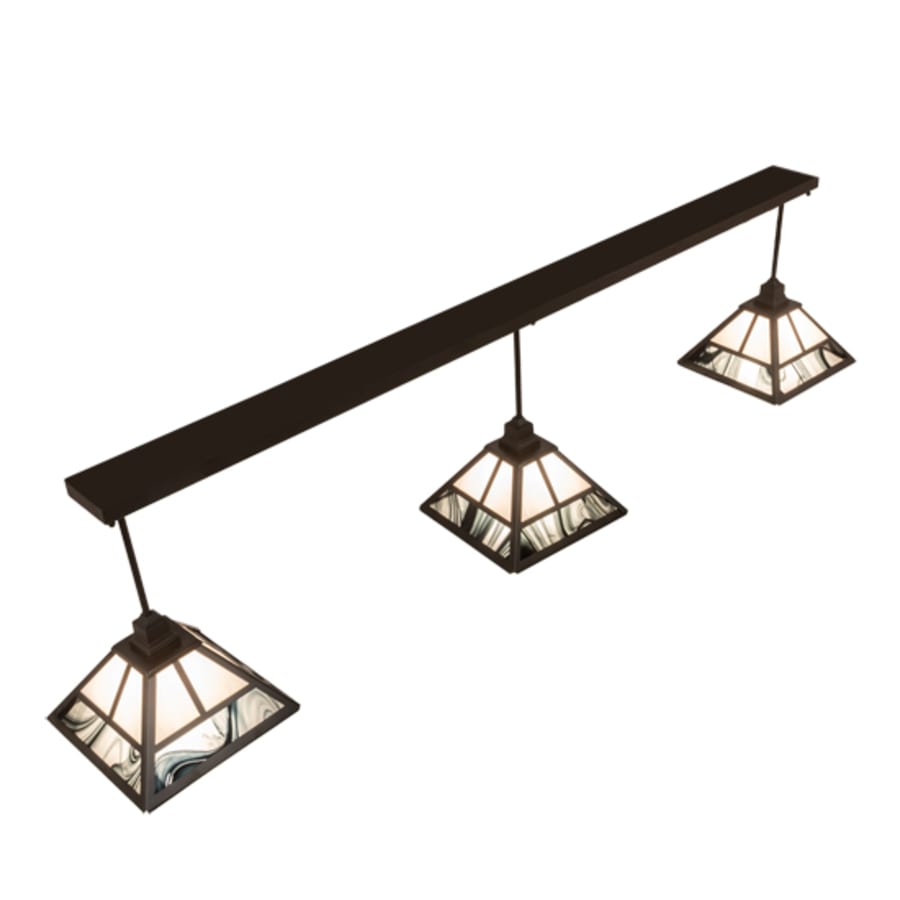 Meyda Tiffany 3 Light 84" Wide Linear Pendant