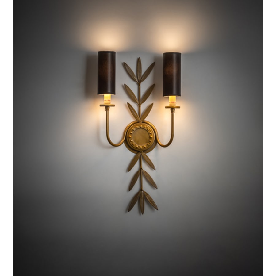 Meyda Tiffany Sunflower 2 Light 24" Tall Wall Sconce