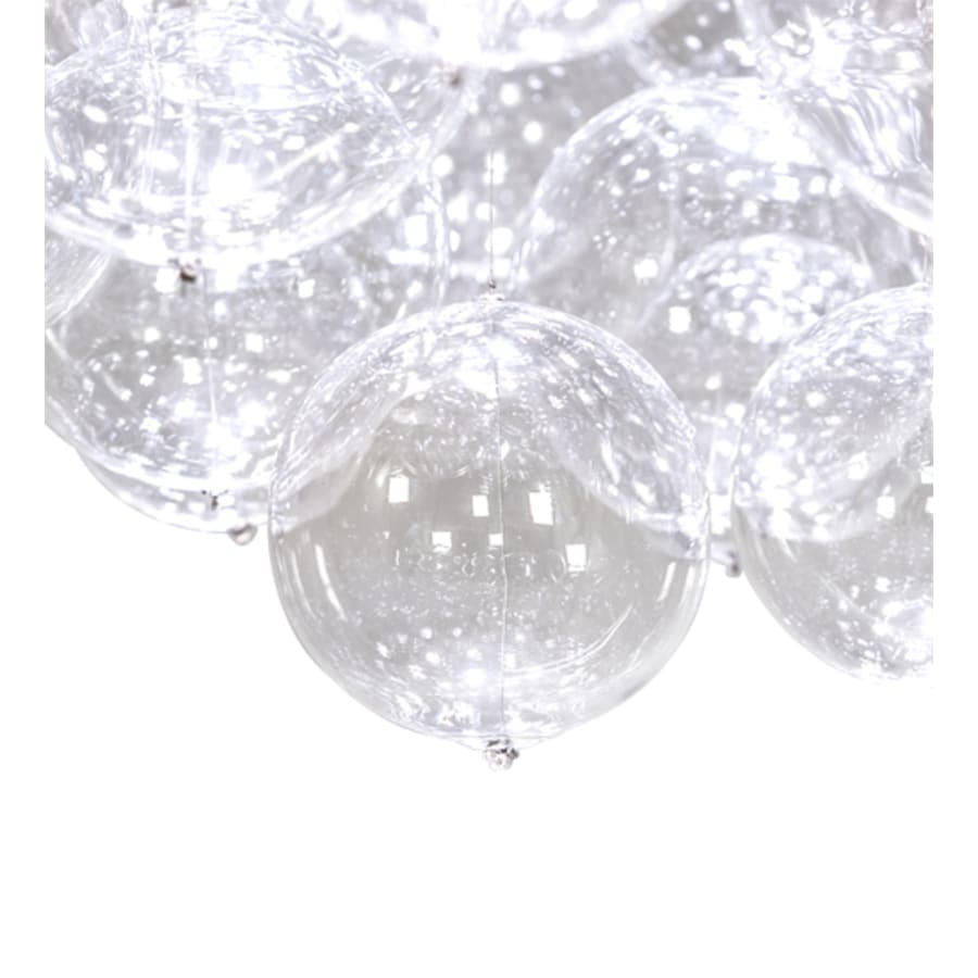 Meyda Tiffany Cilindro Bulle 70" Wide LED Semi-Flush Waterfall Ceiling Fixture