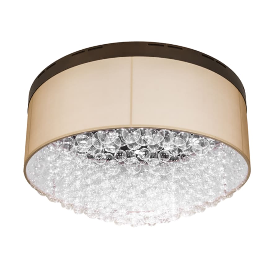 Meyda Tiffany Cilindro Bulle 70" Wide LED Semi-Flush Waterfall Ceiling Fixture