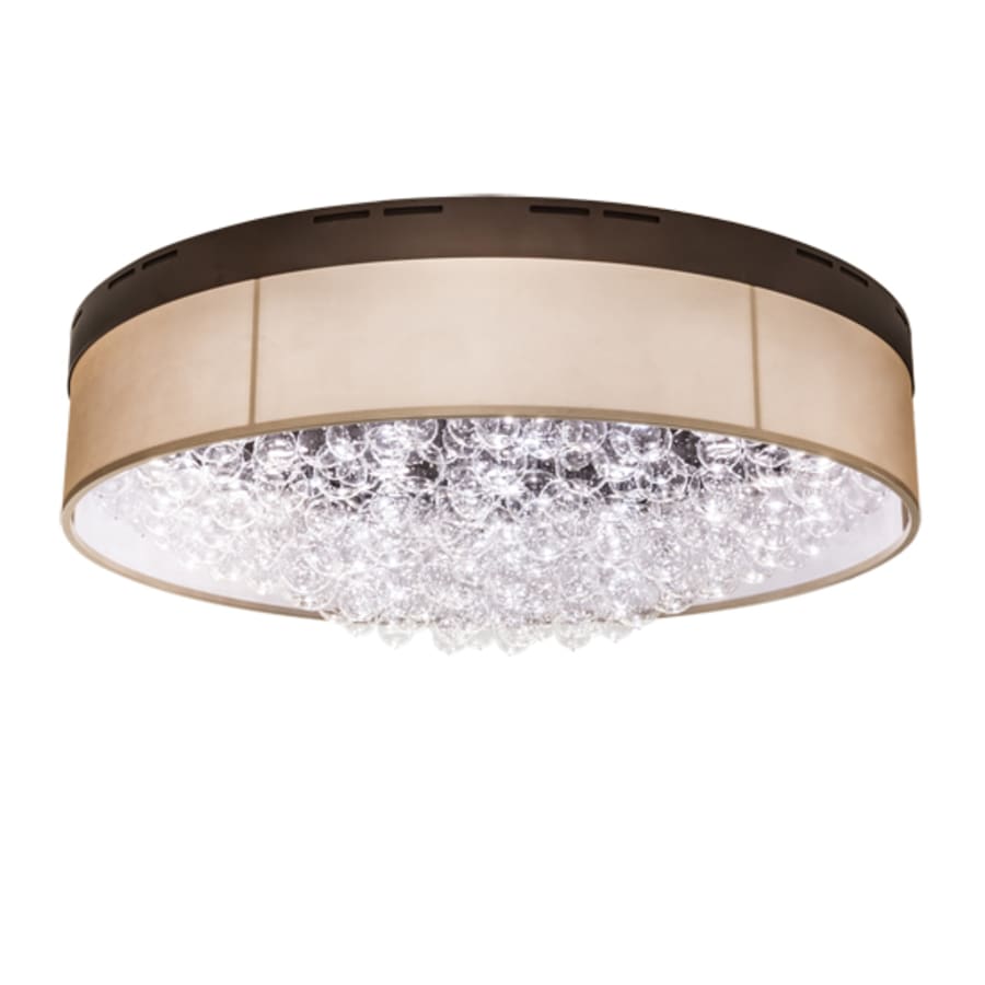 Meyda Tiffany Cilindro Bulle 70" Wide LED Flush Mount Waterfall Ceiling Fixture