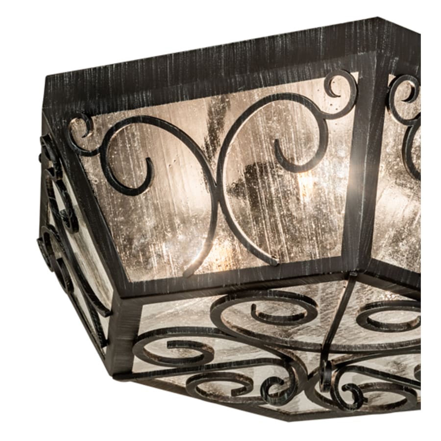 Meyda Tiffany Camilla 3 Light 24" Wide Flush Mount Ceiling Fixture