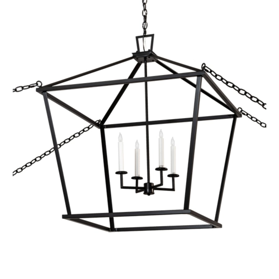 Meyda Tiffany 4 Light 45" Wide Taper Candle Pendant
