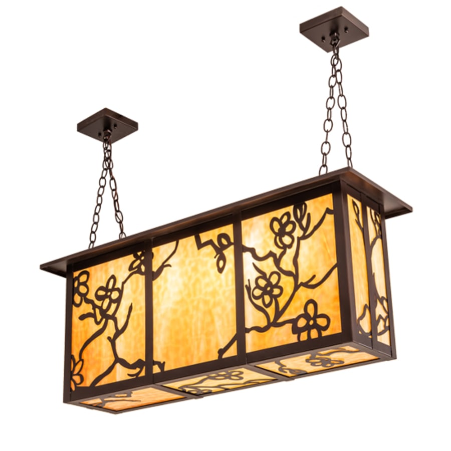 Meyda Tiffany 4 Light 38" Wide Linear Pendant