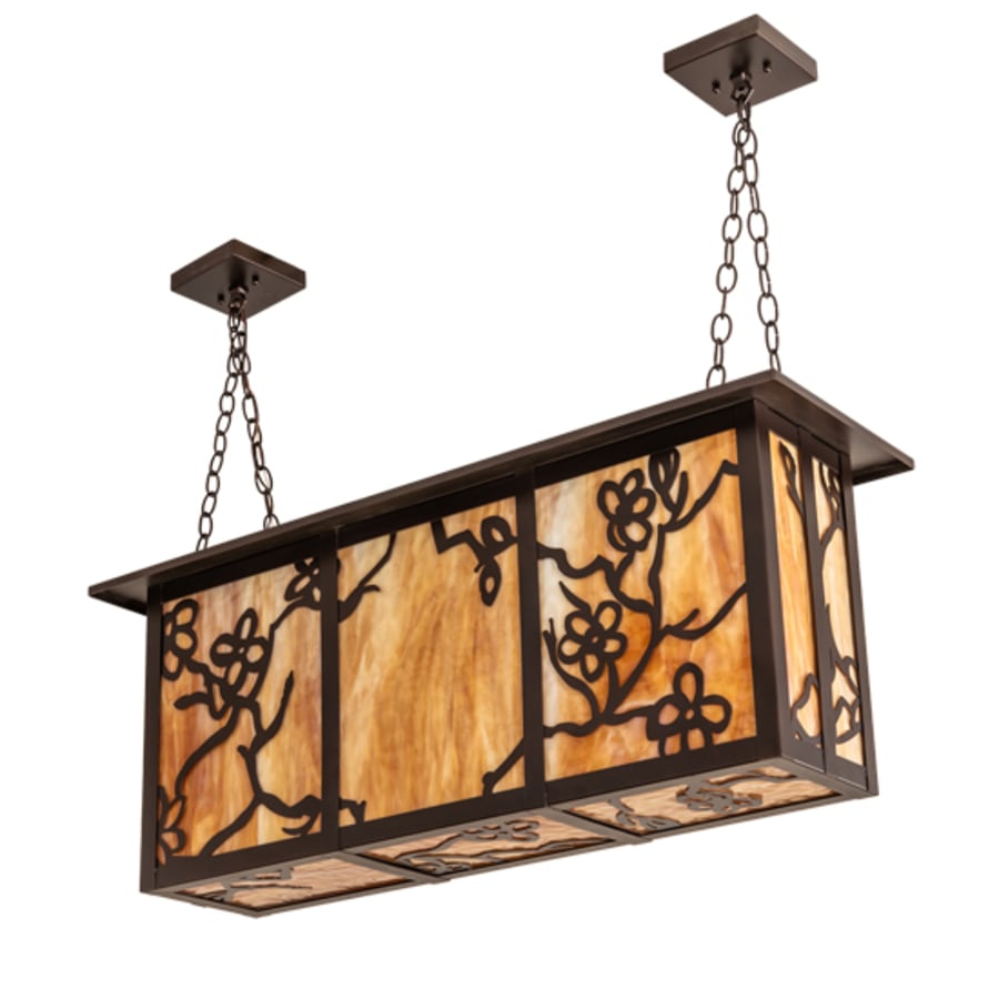 Meyda Tiffany 4 Light 38" Wide Linear Pendant