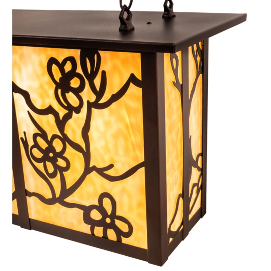 Meyda Tiffany 4 Light 38" Wide Linear Pendant