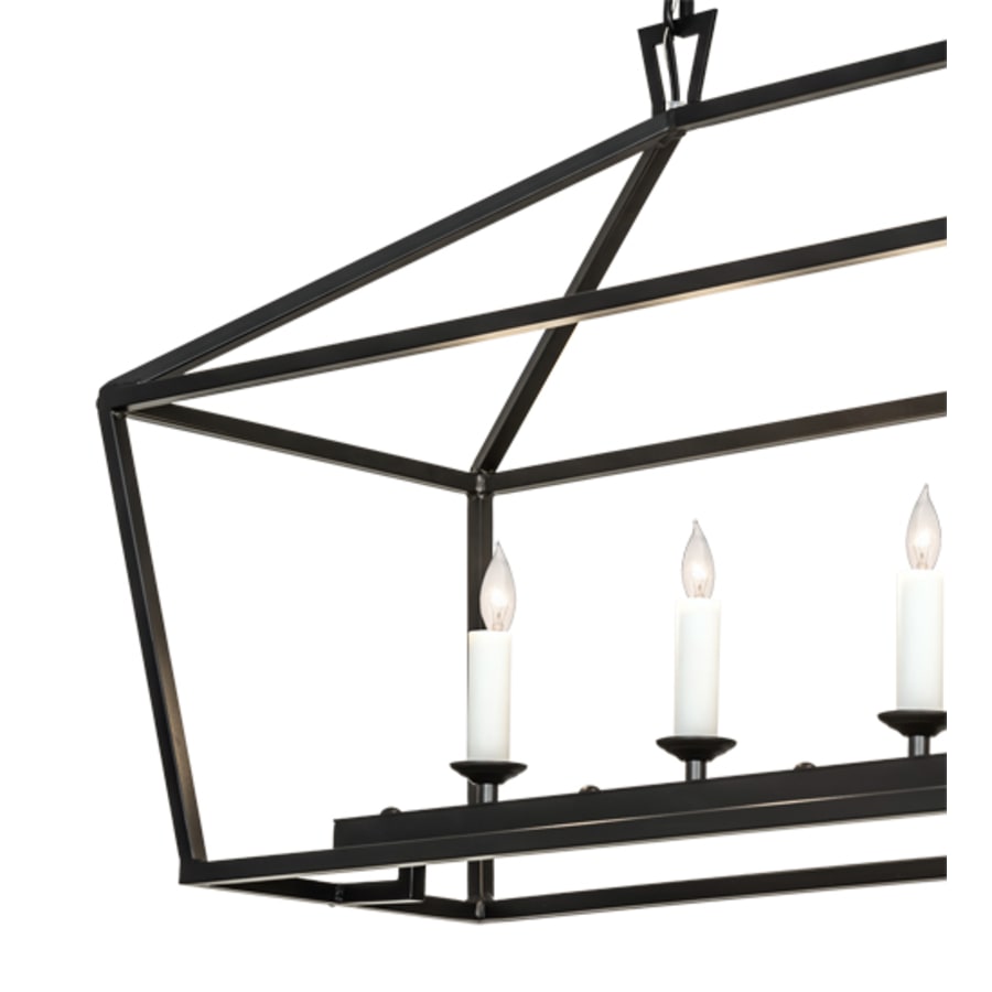 Meyda Tiffany 5 Light 41" Wide Taper Candle Linear Pendant