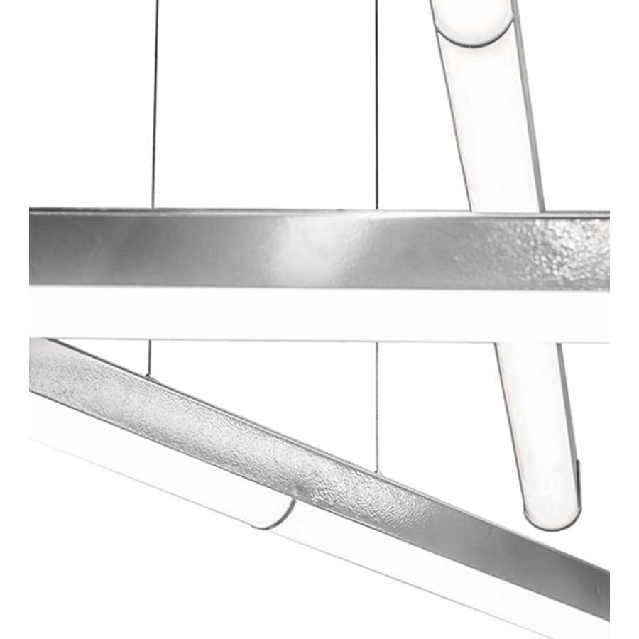 Meyda Tiffany 6 Light 93" Wide Abstract Multi Light Pendant