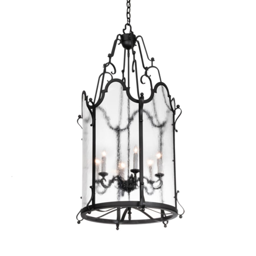 Meyda Tiffany 6 Light 24" Wide Taper Candle Pendant