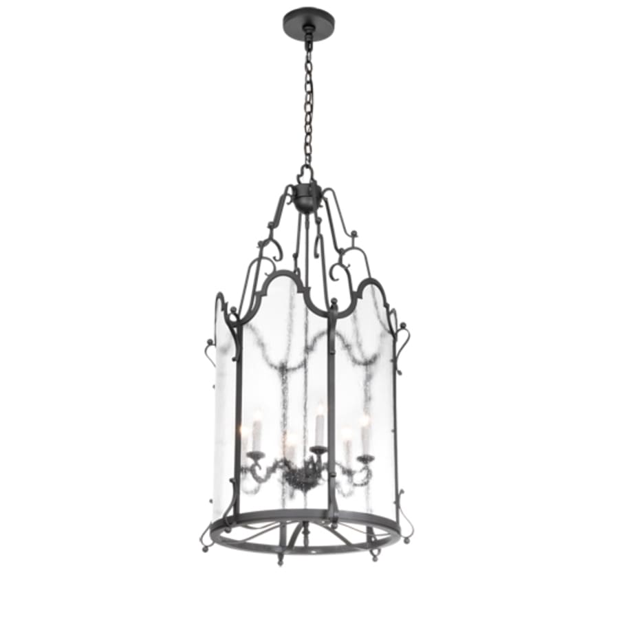 Meyda Tiffany 6 Light 24" Wide Taper Candle Pendant