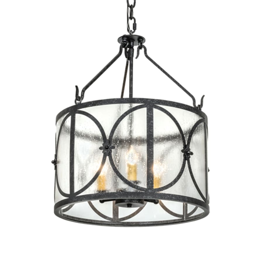 Meyda Tiffany 3 Light 16" Wide Taper Candle Pendant