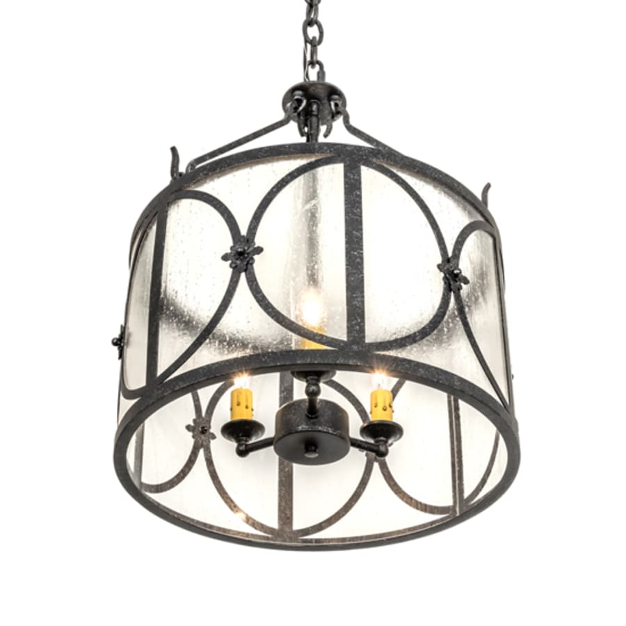 Meyda Tiffany 3 Light 16" Wide Taper Candle Pendant