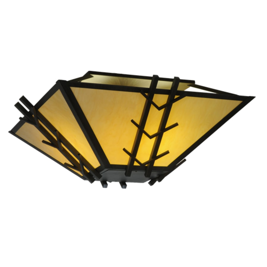 Meyda Tiffany Turk 8 Light 42" Wide Semi-Flush Ceiling Fixture - Antique Iron Gate Finish