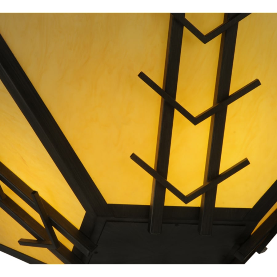 Meyda Tiffany Turk 8 Light 42" Wide Semi-Flush Ceiling Fixture - Antique Iron Gate Finish