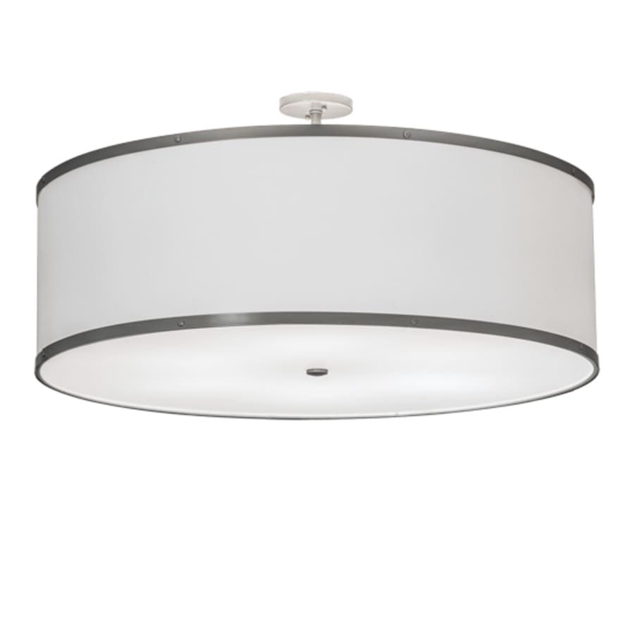Meyda Tiffany Cilindro 6 Light 36" Wide Semi-Flush Drum Ceiling Fixture - Champagne Finish