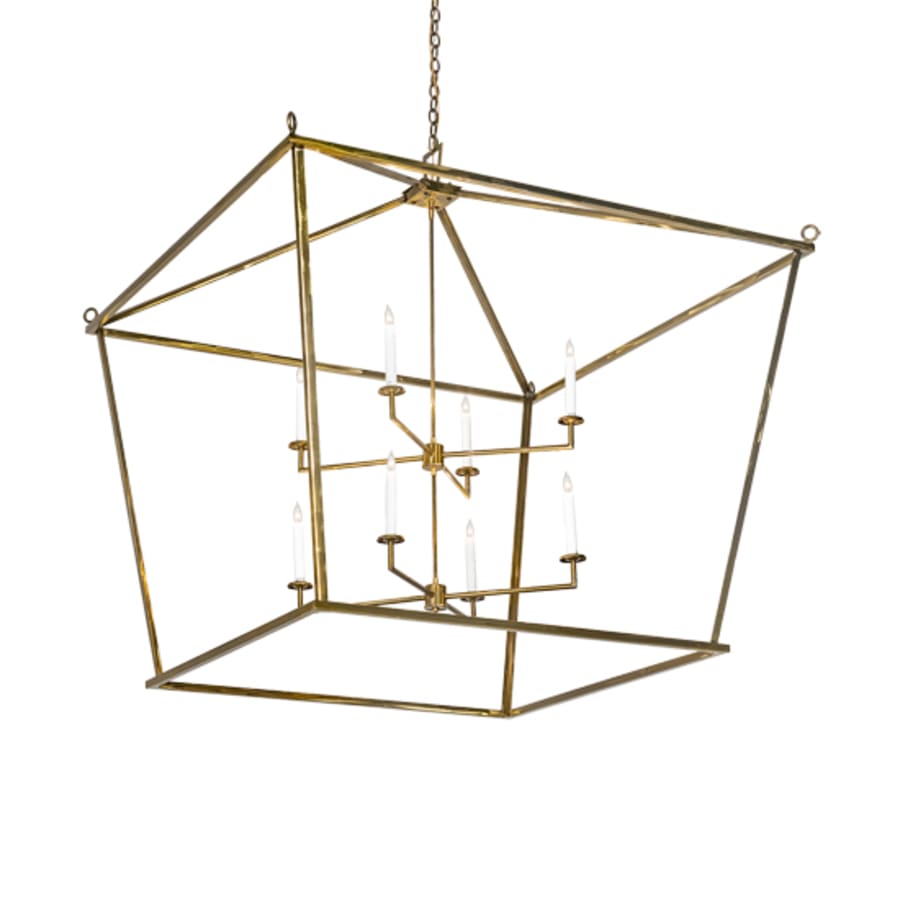 Meyda Tiffany 8 Light 71" Wide Taper Candle Pendant