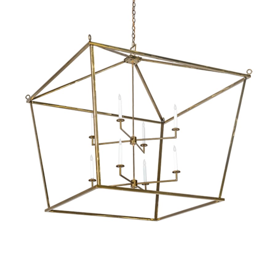 Meyda Tiffany 8 Light 71" Wide Taper Candle Pendant
