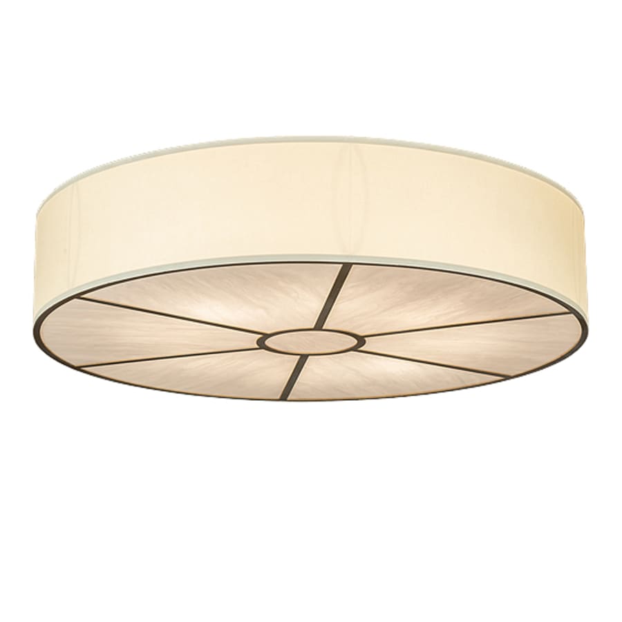 Meyda Tiffany Cilindro 8 Light 48" Wide Semi-Flush Drum Ceiling Fixture - Antique Finish