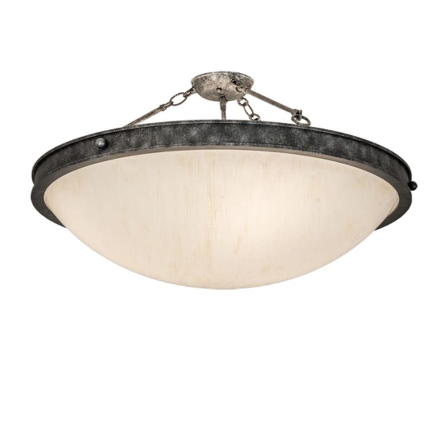 Meyda Tiffany Dionne 3 Light 31" Wide Semi-Flush Bowl Ceiling Fixture