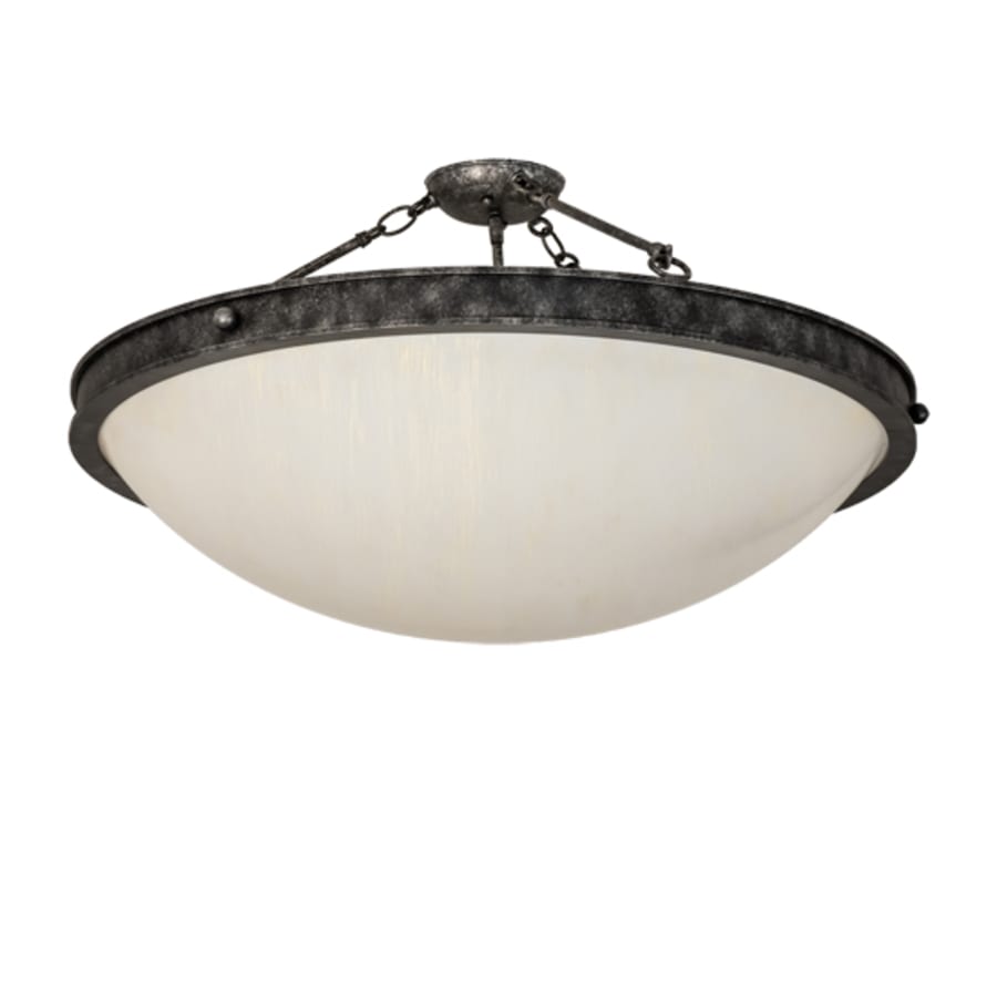 Meyda Tiffany Dionne 3 Light 31" Wide Semi-Flush Bowl Ceiling Fixture
