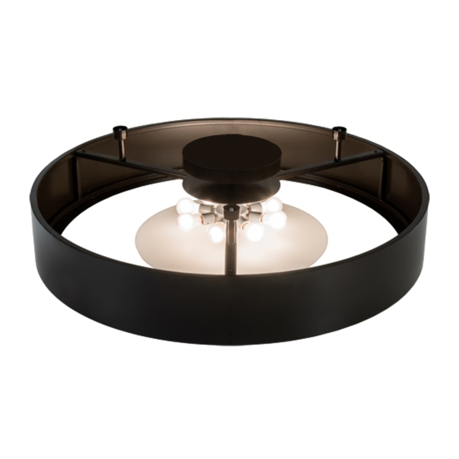 Meyda Tiffany Cilindro Chic 8 Light 60" Wide Flush Mount Drum Ceiling Fixture
