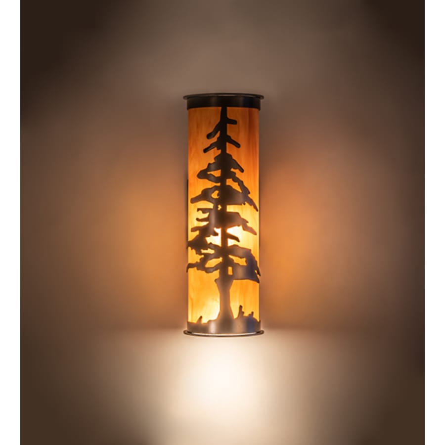 Meyda Tiffany Tall Pines 16" Tall Wall Sconce