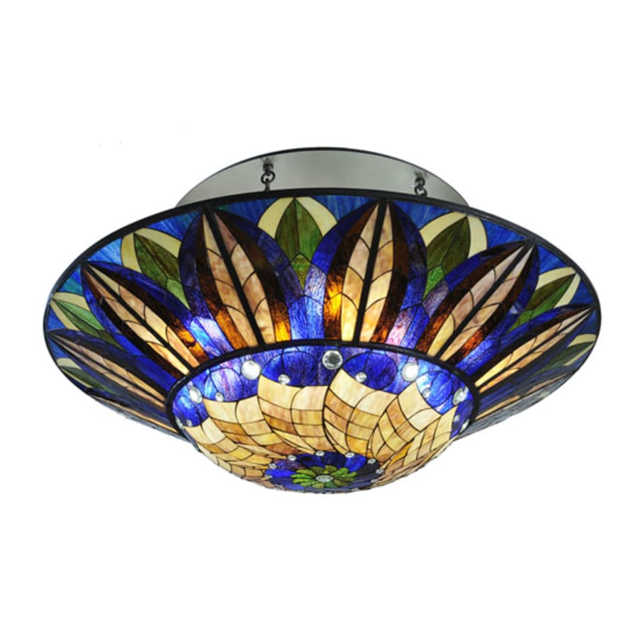 Meyda Tiffany Tampa Bay 12 Light 60" Wide Semi-Flush Bowl Ceiling Fixture