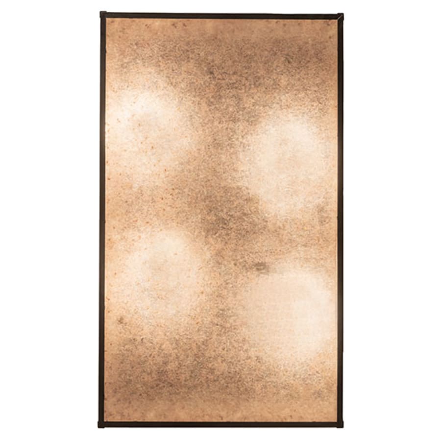 Meyda Tiffany Hyde Park Double Bar Mission 4 Light 36" Wide Flush Mount Ceiling Fixture