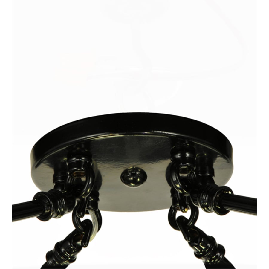 Meyda Tiffany Chrisanne 3 Light 24" Wide Semi-Flush Bowl Ceiling Fixture