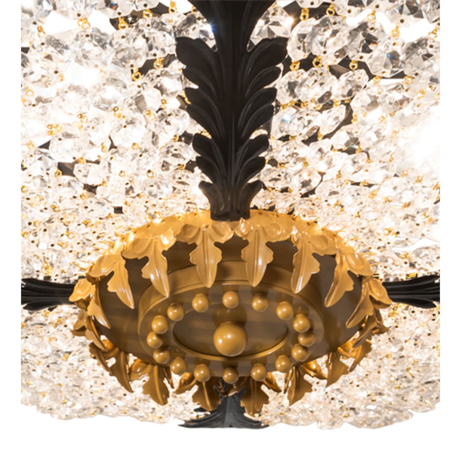 Meyda Tiffany Chrisanne 3 Light 24" Wide Semi-Flush Bowl Ceiling Fixture