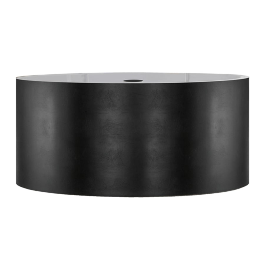 Meyda Tiffany Cilindro Vinyl 10 Light 60" Wide Flush Mount Drum Ceiling Fixture