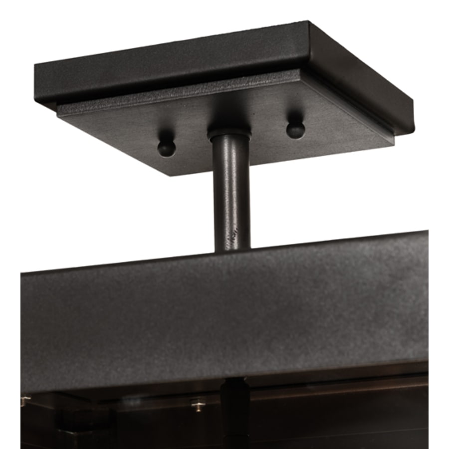 Meyda Tiffany Quadrato 4 Light 21" Wide Semi-Flush Ceiling Fixture
