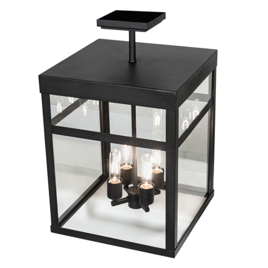 Meyda Tiffany Quadrato 4 Light 21" Wide Semi-Flush Ceiling Fixture