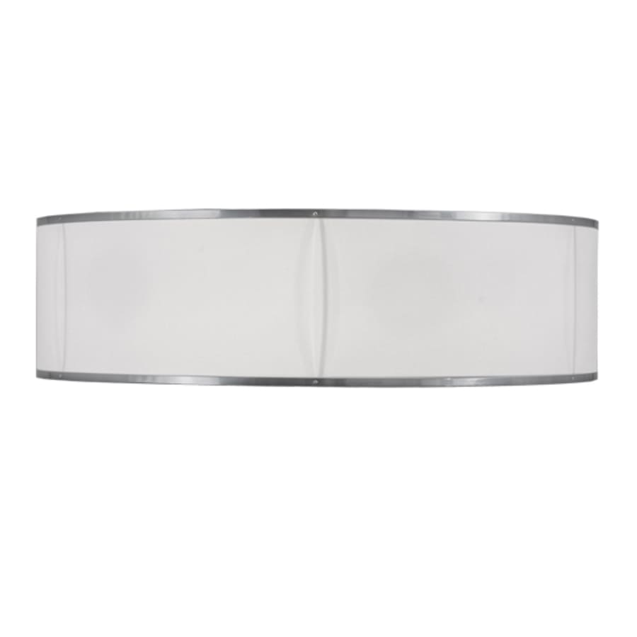 Meyda Tiffany Cilindro 6 Light 36" Wide Semi-Flush Drum Ceiling Fixture - Chrome Finish - Medium Bulb Base