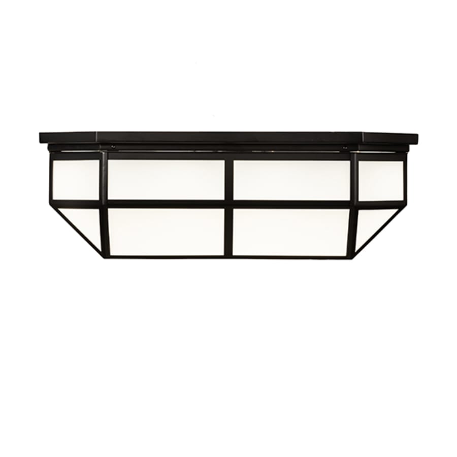 Meyda Tiffany Gibbon 25-1/2" Square LED Flush Mount Ceiling Fixture