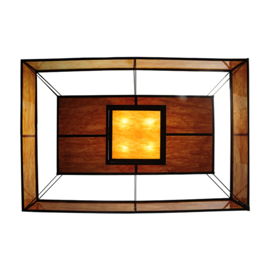 Meyda Tiffany Fellowship 8 Light 72" Wide Flush Mount Ceiling Fixture
