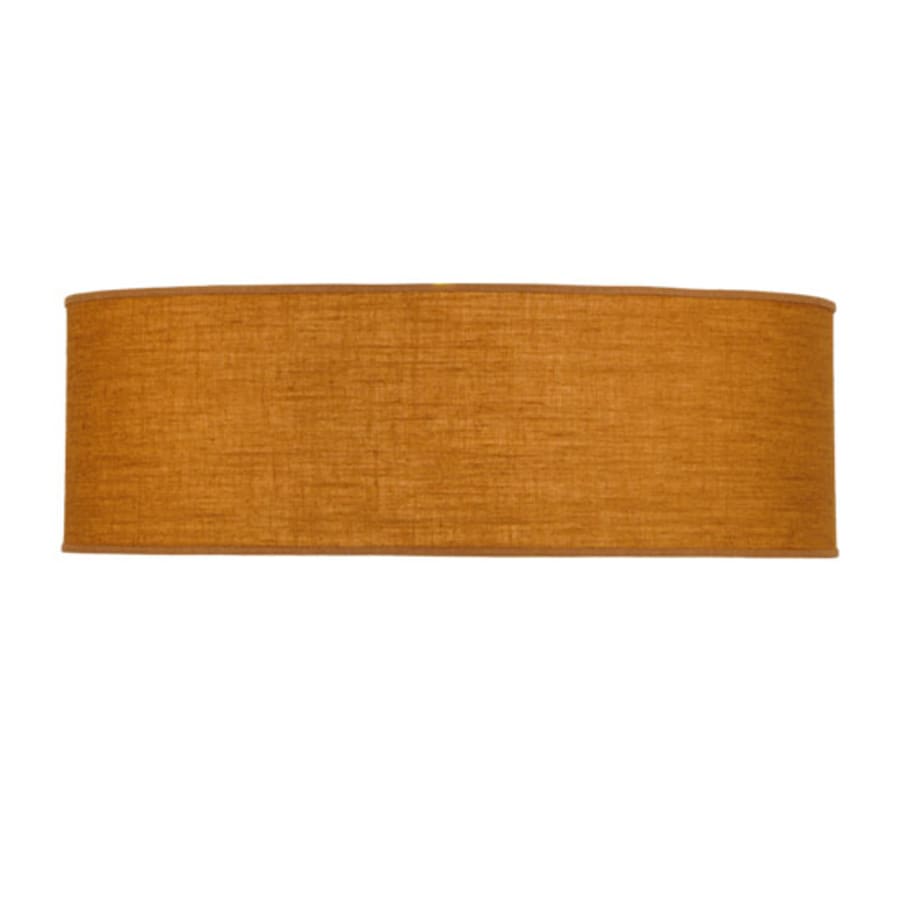 Meyda Tiffany Cilindro 3 Light 36" Wide Semi-Flush Drum Ceiling Fixture with Honey Shade - Nickel Finish