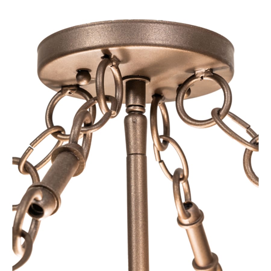 Meyda Tiffany Covina 2 Light 18" Wide Semi-Flush Bowl Ceiling Fixture