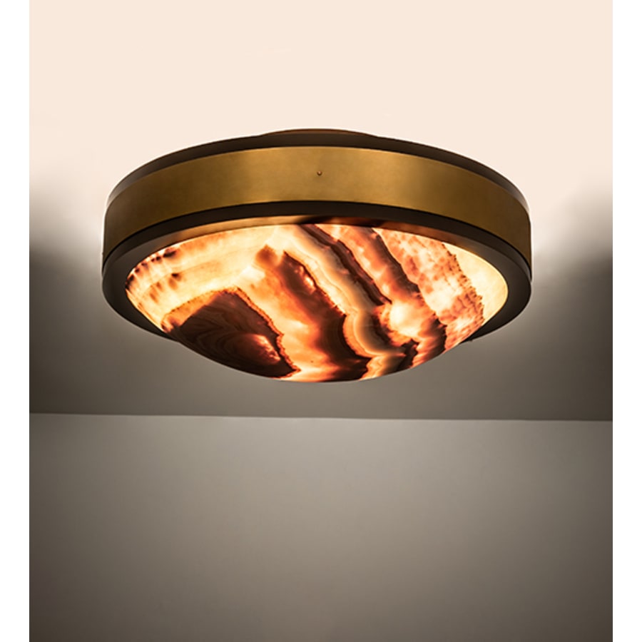 Meyda Tiffany 6 Light 32" Wide Semi-Flush Bowl Ceiling Fixture