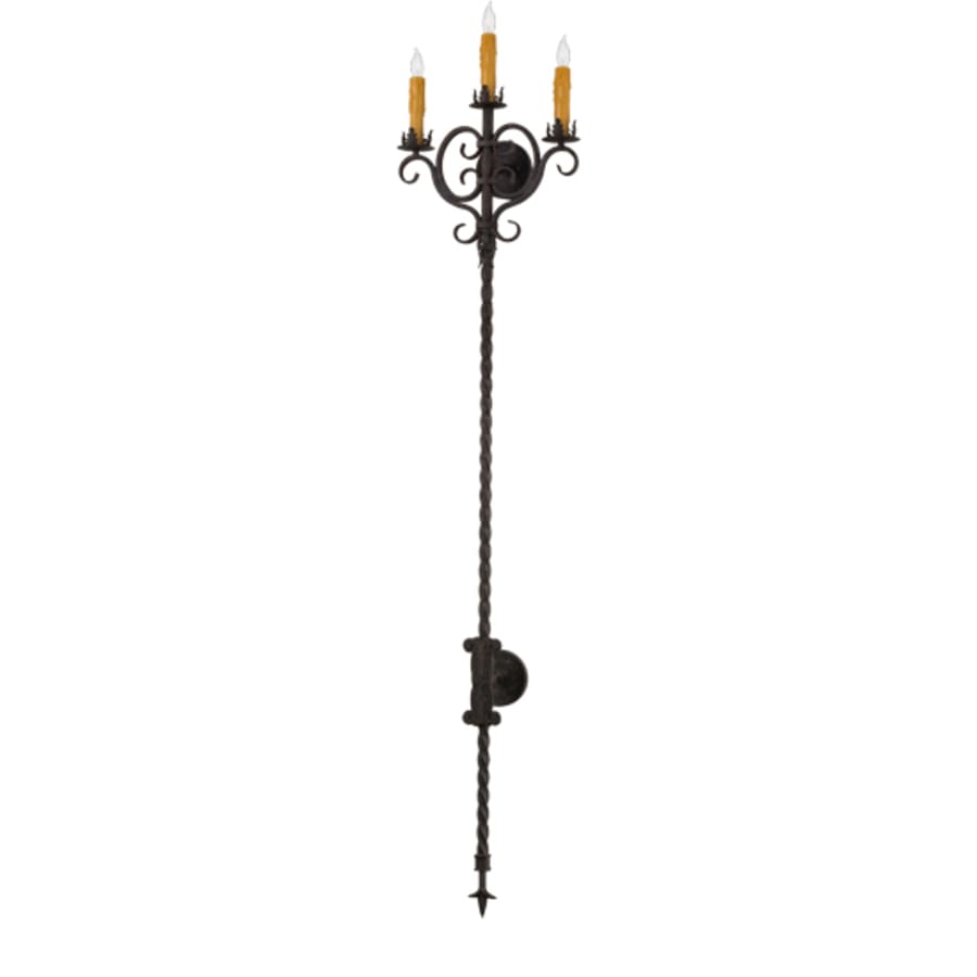 Meyda Tiffany 3 Light 74" Tall Wall Sconce