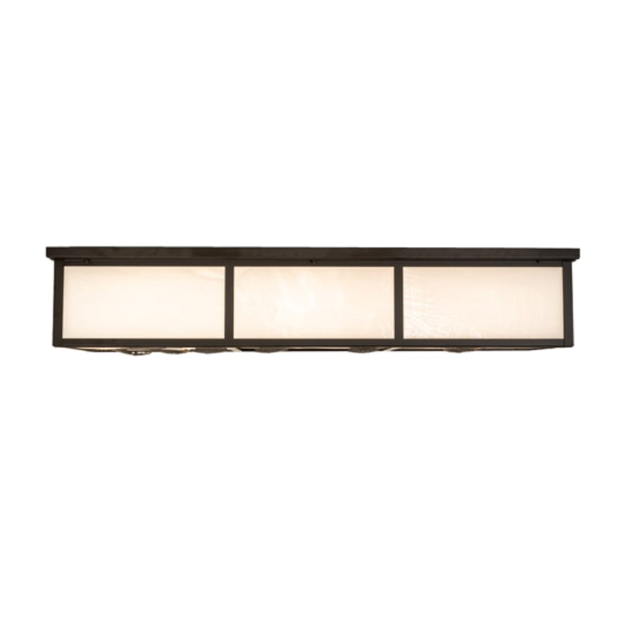 Meyda Tiffany Mountain Pine 6 Light 50" Wide Flush Mount Ceiling Fixture
