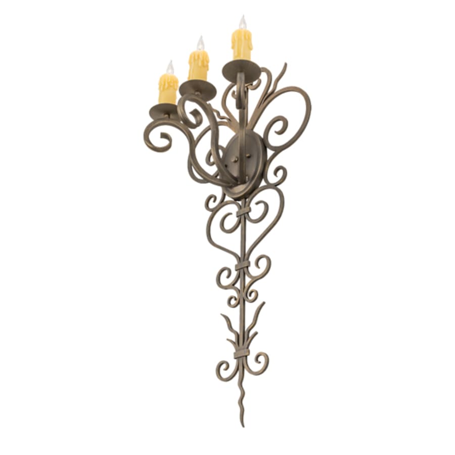 Meyda Tiffany 3 Light 36" Tall Wall Sconce
