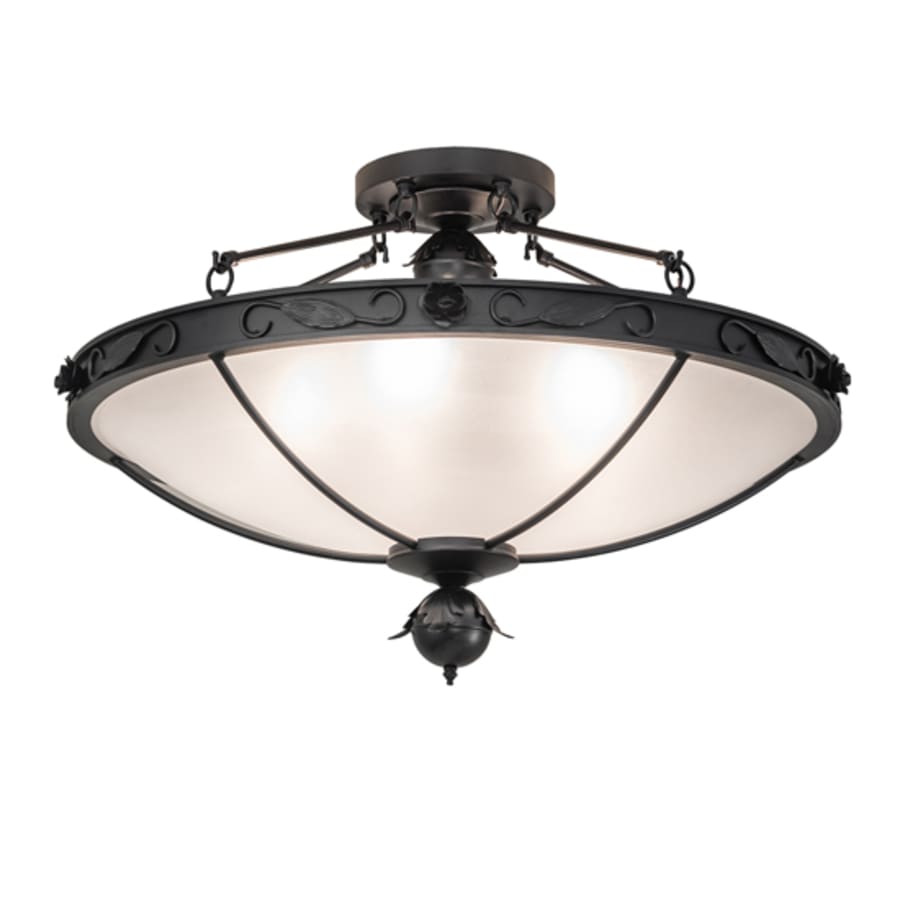 Meyda Tiffany Arabesque 5 Light 32" Wide Semi-Flush Bowl Ceiling Fixture