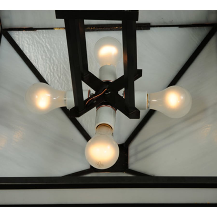 Meyda Tiffany Prairie Loft 4 Light 25" Wide Semi-Flush Ceiling Fixture