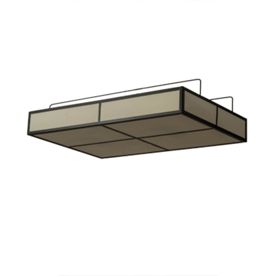 Meyda Tiffany Kyoto 8 Light 45" Wide Semi-Flush Square Ceiling Fixture