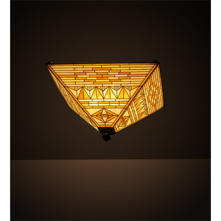 Meyda Tiffany Valencia Mission 4 Light 41" Wide Flush Mount Ceiling Fixture