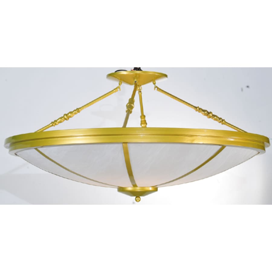 Meyda Tiffany Commerce 8 Light 46" Wide Semi-Flush Bowl Ceiling Fixture
