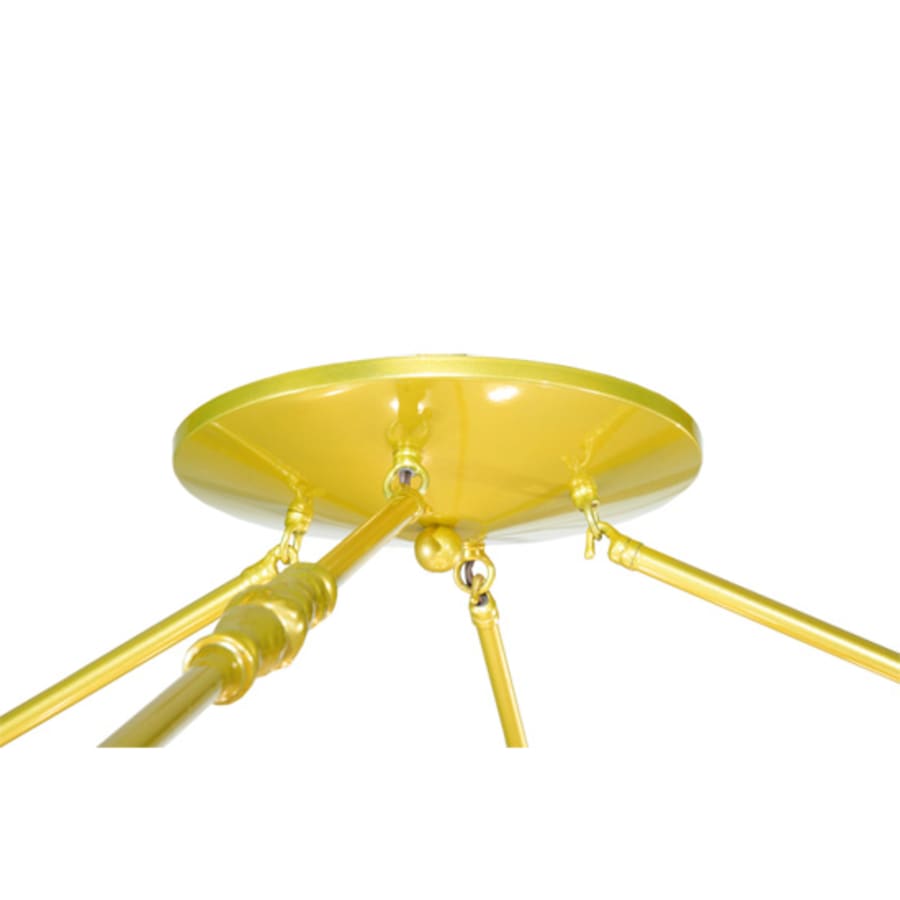 Meyda Tiffany Commerce 8 Light 46" Wide Semi-Flush Bowl Ceiling Fixture